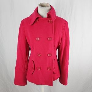 Express Cashmere Blend Wool Pea Coat